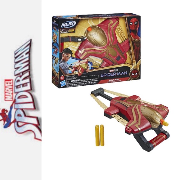 🕷Nerf Spider-Man Web Bolt Blaster Marvel Studios - Picture 1 of 16